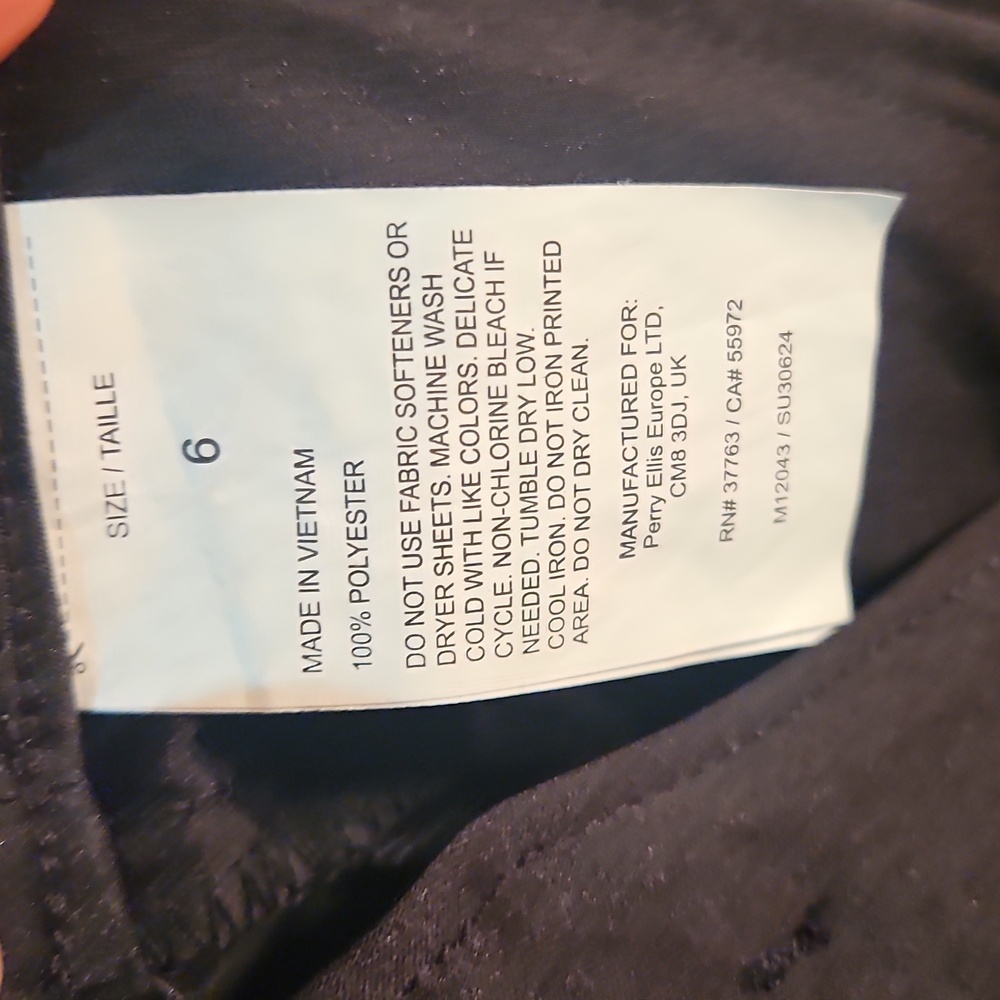 PGA Tour Black Shorts Sz6 - Picture 6 of 7